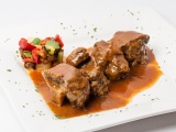 Oxtail stew in red wine - Los Calaos de Briones restaurant
